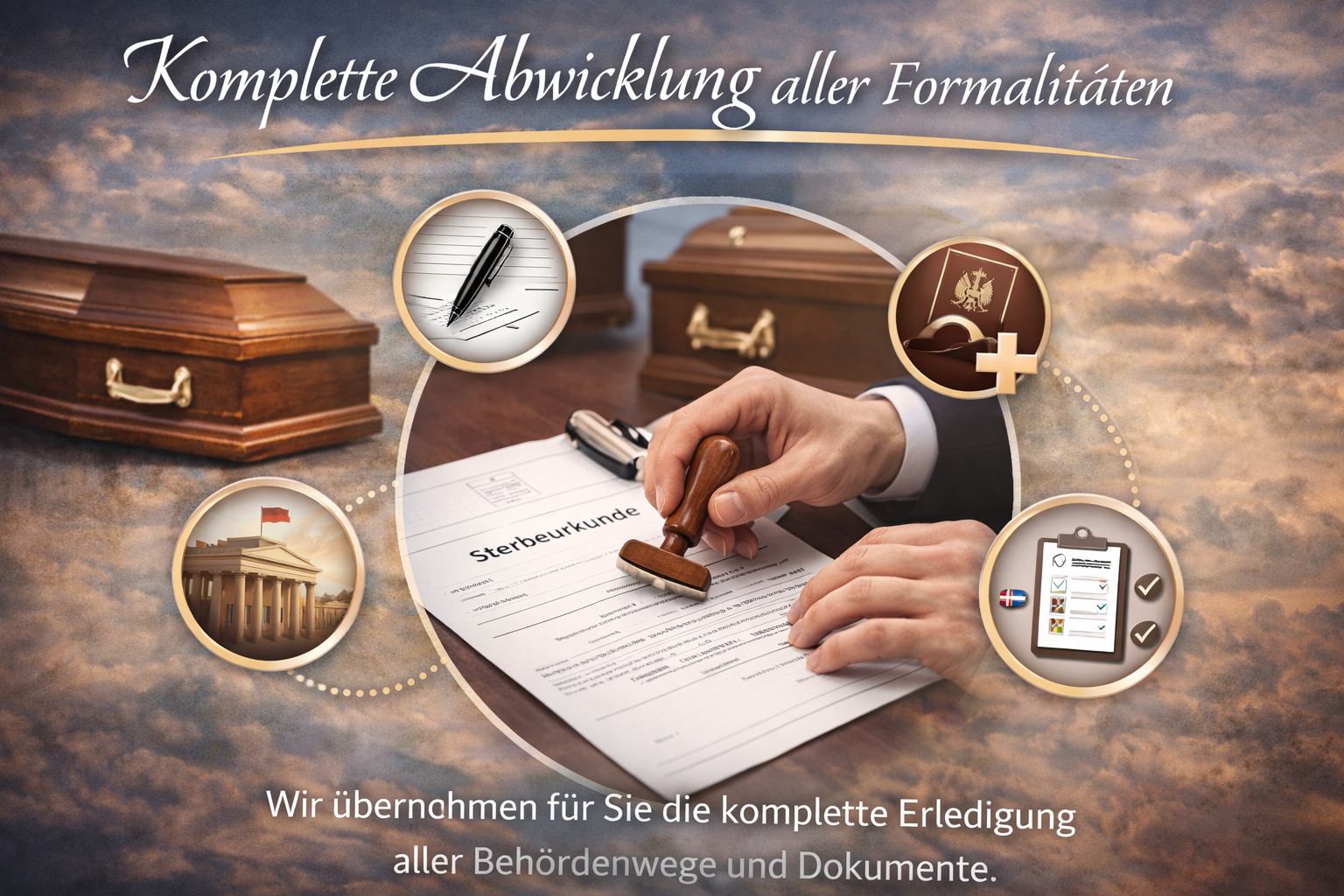 Organisation und Formalitäten bei einer internationalen Überführung